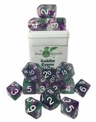 15 Piece Dice Set - Goblin Green